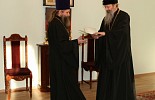 Вручение дипломов выпускникам Вятского Духовного училища. Ноябрь 2014 г