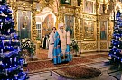 Митрополит Вятский и Слободской Марк возглавил всенощное бдение в канун Рождества Христова