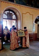 В Кукарском благочинии состоялась торжественная встреча иконы Божией Матери «В скорбех и печалех Утешение»