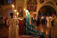 Великое повечерие с чтением покаянного канона в Екатерининском соборе г. Слободского - 6.03.2025