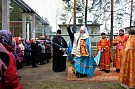 Митрополит Вятский и Слободской Марк совершил молебен вмч. Георгию Победоносцу на месте строительства нового храма в поселке Мирный